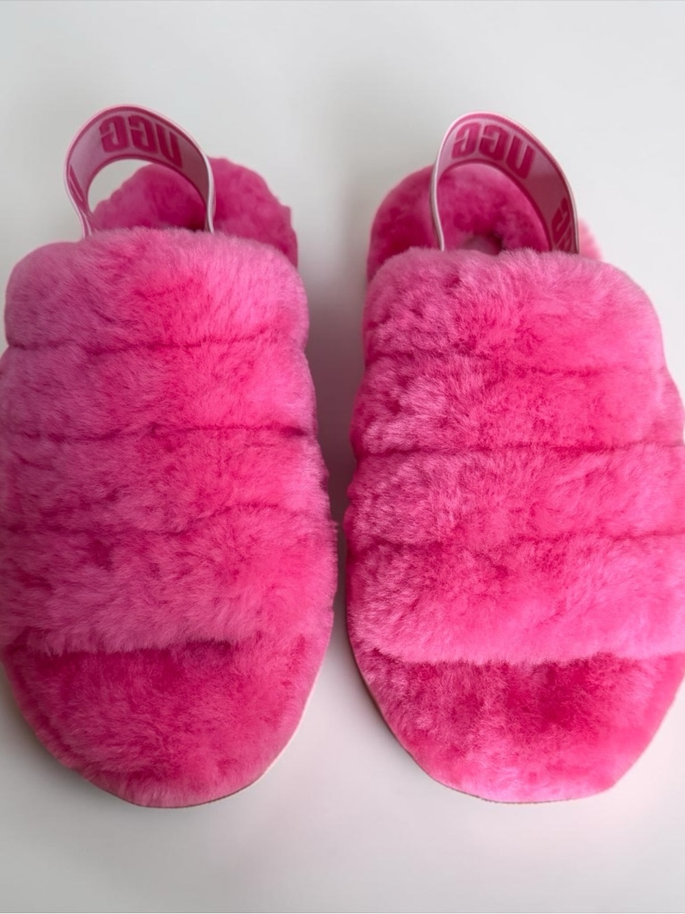 NWOT UGG Fluff Yeah Slippers in Sachet Pink! Size 7! NEW! - Picture 4 of 11
